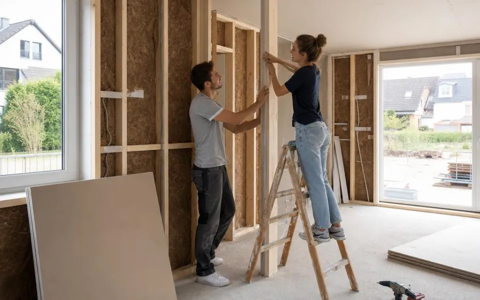 Ausbauhaus in Österreich von innen: Bauherren beim Innenausbau in Eigenleistung – so senken Sie die Baukosten 2026 Ausbauhaus in Österreich von innen: Bauherren beim Innenausbau in Eigenleistung – so senken Sie die Baukosten 2026